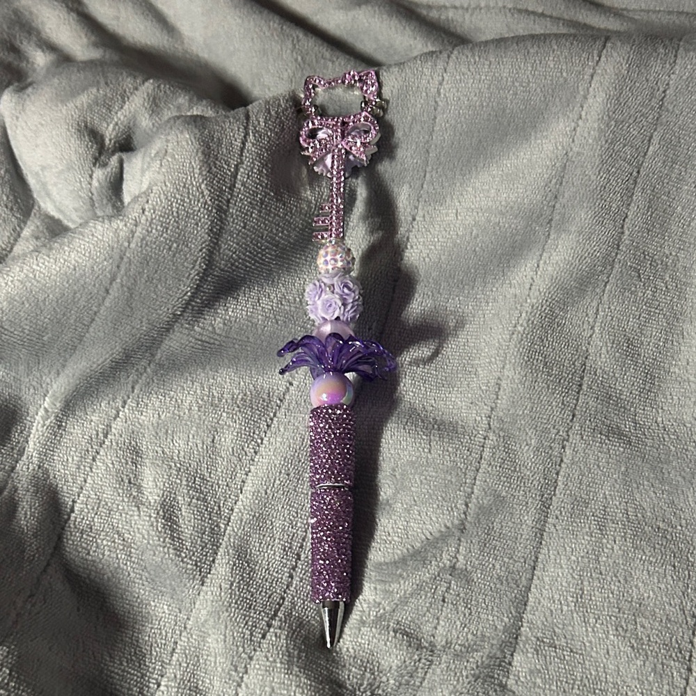 Hello Kitty Purple Bling Pen